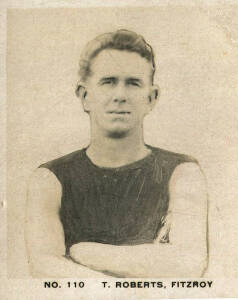 1929 Griffiths (Black Crow) "Football Series" [10/210] - all Fitzroy players. Poor/G.