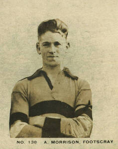 1929 Griffiths (Black Crow) "Football Series" [18/210] - all Footscray players. Fair/G.