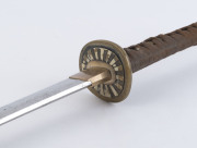 A Japanese katana sword with scabbard, 19th/20th century, signed tang, 96cm long - 2