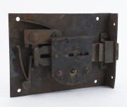 PENTRIDGE PRISON original cell door lock with key, circa 1852, working order, ​25.5 x 18cm - 2