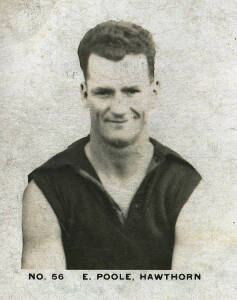 1929 Griffiths (Black Crow) "Football Series" [9/210] - all Hawthorn players. Fair/G.