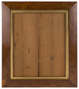 A Colonial picture frame, burl musk with gilt slip, Tasmanian origin, mid 19th century, ​65.5 x 55.5cm overall