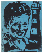 DAVID BROMLEY (b.1960) Boy, circa 1990, a trio of screenprints on canvas, all signed "Bromley", - 2