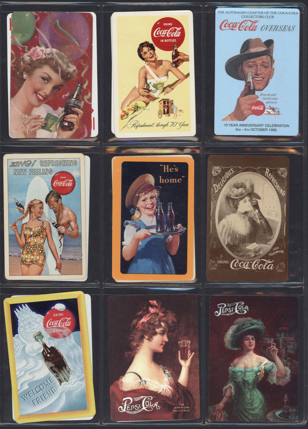 EPHEMERA - PLAYING CARDS: Diverse array of Australian and British cards ...