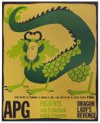 A collection of APG/PRAM FACTORY Posters including "The Bob and Joe Show"; "New Plays by Romeril & De Groen directed by Graeme Blundell" (He Can Swagger Sitting Down & Chicago Chicago); "Dragon Lady's Revenge"; "Who?" by Jack Hibberd & "The Dumb Waiter" b - 6