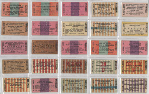 RAILWAY TICKETS - VICTORIA: Collection of Edmonson Tickets in 2 volumes including Museum Tickets, Coal Creek Railway, South Gippsland Railway, Castlemaine & Maldon Railway, Central Highlands Tourist Railway, Belmont Common Railway, Yarra Valley Tourist Ra