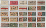 RAILWAY TICKETS - TASMANIA: 1960s-2000 Edmondson Tickets with TGR & Transport Dept Rly Branch withdrawal tickets, Emu Bay Railway Co withdrawals (21); also Don River Tramway, Don River Railway issues and 1990s tickets from other minor railways. Excellent - 4