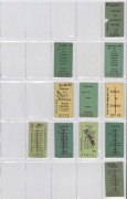 RAILWAY TICKETS - NEW SOUTH WALES: 1960s-1990s Edmondson Tickets 'A' to' Y' collection of 'Scheme' era tickets in three volumes, mostly in green with some other colours noted, Suburban and Country routes. (approx 730). - 3