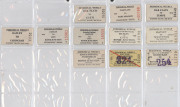 RAILWAY TICKETS - NEW SOUTH WALES: State Railway Authority 'Periodical Weekly' tickets 'A' to 'Y' collection in three volumes, tickets are mostly in white with a few in pink (NSWGR, several for Guildford) or yellow. (approx 930). - 2