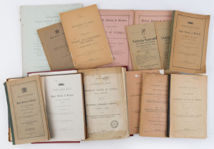 VICTORIAN SCIENTIFIC PUBLICATIONS including "Natural History of Victoria. Prodromus of the Zoology of Victoria.....Indigenous Animals" Decades III and IV by Frederick McCoy [1879]; "Transactions of the Royal Society of Victoria Vol II part II (1891) & 191