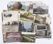 POSTCARDS: 1900s-50s Melbourne selection incl. real photo, and animated scenes, others of Ormonde College, Princess Theatre, Prince's Court, Exhibition Buildings & Government House, photographers incl. Robert Jolley; condition variable. (60 approx) - 2