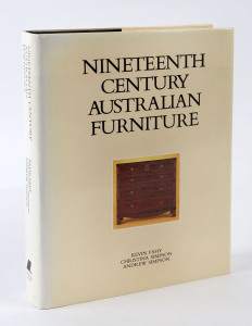 FAHY, Kevin "NINETEENTH CENTURY AUSTRALIAN FURNITURE" by Fahy, Simpson and Simpson [David ell Press, Sydney, 1985], limited edition of 2000 copies, hardcover with pictorial D/J, spine sunned otherwise a good firm copy