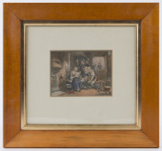 GEORGE BAXTER "News From Australia" and "Australia, News From Home", pair of prints in maple frames, 19th century, (2 items), ​11 x 14.5cm each - 2