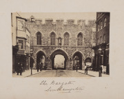 A group of albumen prints, circa 1880s, mounted on pages from an old album. Most images feature scenes in England and Scotland with a particularly nice series on the Thames at Richmond, several of Southampton and Warwick. Various sizes, mainly 13 x 20.5cm - 2