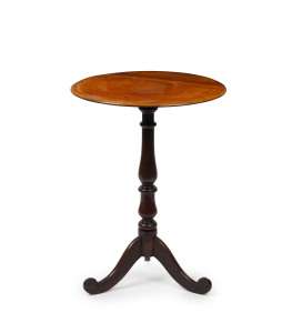 An Australian cedar wine table, 19th century, 75cm high, 54cm diameter