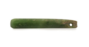 A Maori greenstone pendant, New Zealand origin, 19th century, ​9.5cm long