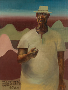 HARALD VIKE (1906 - 1987) Mr. Crothers, Halls Creek 1964 oil on board, titled and signed lower left, with CofA verso, signed by Billy Vike,