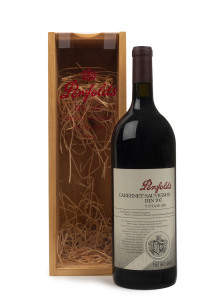 1996 PENFOLDS BIN 707 CABERNET SAUVIGNON, SOUTH AUSTRALIA. (1 magnum) with original timber box.