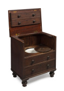 An early Colonial Australian cedar commode, Tasmanian origin, 19th century, 70cm high, 65cm high, 44cm wide. PROVENANCE: Originally made for Forest Hall Tasmania. - 2