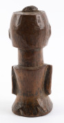 An African female fetish figure, carved wood, Basongye tribe, Southern Congo, 14.5cm high. - 4