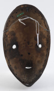 A tribal mask, carved wood with round eyes and dark finish, Dan tribe, Ivory Coast, ​25cm high - 5