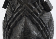 Bundu mask, double sided with two horns, carved wood with remains of painted black finish, Mendi tribe, Sierra Leone, ​44cm high - 6