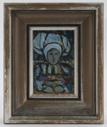 Joseph GREENBERG (1923 - 2007), portraits, (5 items), acrylic on board, the largest 19 x 19cm - 2