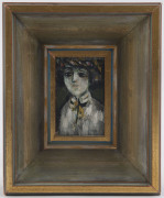 Joseph GREENBERG (1923 - 2007), portraits, (5 items), acrylic on board, the largest 19 x 19cm - 4