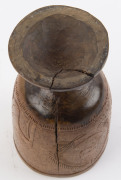 Greek folk art carved wooden goblet, 19th century, ​16cm high - 7