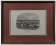 JOHN SKINNER PROUT (1805-1876), group of four engravings depicting Melbourne scenes, 18 x 24cm