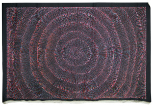 DULCIE KELLY NUNGALA, (1965 - ), untitled, acrylic on linen, signed verso "Dulcie Kelly", catalogue No. DK 27/03-1, 152 x 100cm