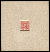 Other Pre-Decimals : 1930 Sturt Die Proof with blank value tablet in the issued colour for the 1½d on wove paper, BW:139DP(1) recessed in a thick card mount (130x139mm), labelled verso "DESIGNED DRAWN and ENGGRAVED at the COMMONWEALTH BANK OF AUSTRALIA NO - 3