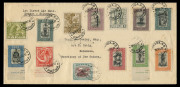PAPUA - Aerophilately & Flight Covers : PAPUA - Aerophilately & Flight Covers: 20 Dec. 1932 (AAMC.P51) Kokoda-Salamaua&nbsp;long cover with&nbsp;Lakatois&nbsp;3d 'AIR MAIL' overprint plus Pictorials set to 2/- tied 'KOKODA ND/NEW GUINEA' d/s carried by F Drayton in a Gu - 2