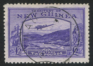 NEW GUINEA : 1935 (SG.204) £2 Bulolo Air, very well centred, fine used, Cat. £140.