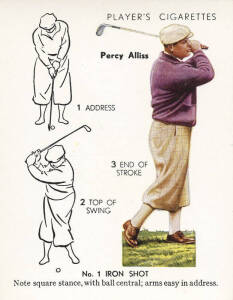 1939 Players "Golf", complete large size set. Mainly G/VG.