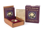 Gold : ONE HUNDRED & FIFTY DOLLARS: 1995 $150 'Floral Emblems of Australia' proof containing ½oz of 24ct gold (99.99%), in presentation box with certificate.