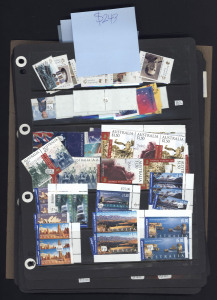 Decimal Issues : POSTAGE: Late 1990s/early Noughties accumulation with sheetlets incl. Sydney 2000 Olympics gold medallists, se-tenant strips, multiples, International stamps to $10, booklets, etc; total face value $900+ (100s)