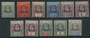 FIJI : 1903 (SG.104s-114s) &frac12;d - &pound;1 Edward VII definitives set complete, all overprinted SPECIMEN, (11) lightly mounted o.g. Cat.&pound;325. - 2