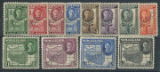 SOMALILAND : 1942 (SG.105-116s) ½a - 5r King George VI pictorials set complete, perforated SPECIMEN, (12); lightly mounted with o.g. Cat.£325. - 2