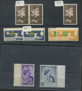 Cyprus : 1948 Silver Wedding pair (2), 1963 Europa set in blks.4, 1964 Wines (3 sets), 1965 I.C.Y. (14 sets in blks.), 1965 Europa set in blks.4; also GIBRALTAR 1963 9d FFH (3), 1965 ITU (2 sets), 1967-69 Ships set of 15, 1971 Pictorias to £1 (2 sets of p - 3