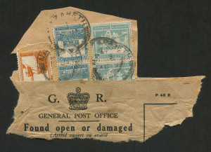 Postal History (Palestine) : A range of covers, postmarked stamps on piece, meters, etc., on annotated album pages, with duplication. (100+ items).