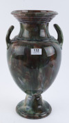 A Colonial Australian pottery urn with two handles, 19th century, ​43cm high - 2