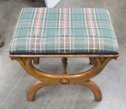 An early Colonial footstool, Australian cedar, circa 1850, 47cm high, 50cm wide, 35cm deep - 2