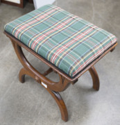 An early Colonial footstool, Australian cedar, circa 1850, 47cm high, 50cm wide, 35cm deep - 3