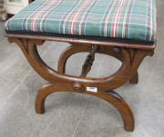 An early Colonial footstool, Australian cedar, circa 1850, 47cm high, 50cm wide, 35cm deep - 4