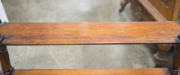 A Colonial Australian cedar three tier wall shelf, 19th century, 59cm high, 81cm wide, 16cm deep - 3