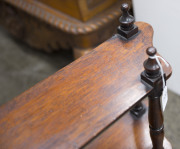 A Colonial Australian cedar three tier wall shelf, 19th century, 59cm high, 81cm wide, 16cm deep - 6