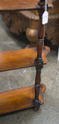 A Colonial Australian cedar three tier wall shelf, 19th century, 59cm high, 81cm wide, 16cm deep - 8