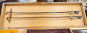 A Colonial violin case, kauri pine inlaid with cedar, myrtle and huon pine, Tasmanian origin, 19th century, attractively fitted interior with original velvet lining, ​15cm high, 79cm wide, 24cm deep - 5