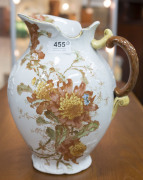 DOULTON BURSLEM "Waratah" porcelain wash jug and basin, 19th century, factory mark to base, ​the jug 29cm high - 2